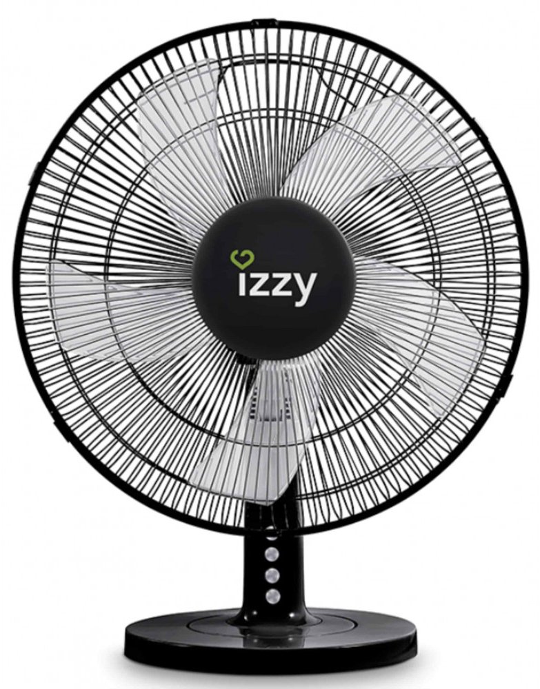 IZZY ΕΠΙΤΡΑΠΕΖΙΟΣ ΑΝΕΜΙΣΤΗΡΑΣ 40CM IZZY IZ-9023 ΜΑΥΡΟΣ