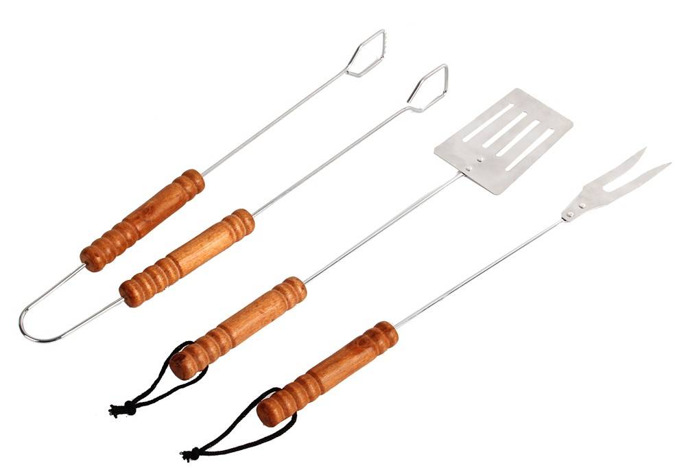 ΣΕΤ ΕΡΓΑΛΕΙΩΝ BBQ SOMAGIC ΜΕΤΑΛΛΟ/ΞΥΛΟ 3ΤΜΧ SOMAGIC