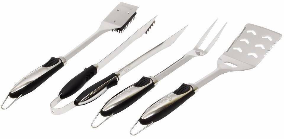 ΣΕΤ ΕΡΓΑΛΕΙΩΝ BBQ SOMAGIC INOX ΜΕΤΑΛΛΟ 4ΤΜΧ SOMAGIC