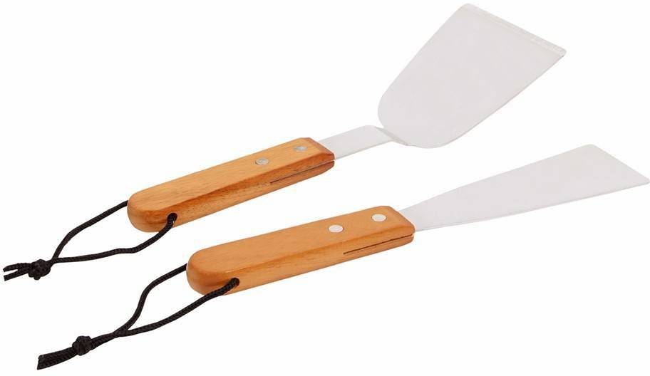 ΣΕΤ ΕΡΓΑΛΕΙΩΝ BBQ SOMAGIC PLANCHA GRILL INOX ΜΕΤΑΛΛΟ/ΞΥΛΟ 2ΤΜΧ SOMAGIC