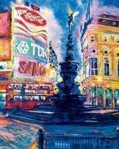  PICCADILLY CIRCUS LONDON 40 X 50 CM