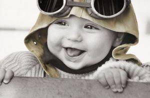 POSTER BABY PILOT 61 X 91.5 CM