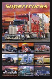 POSTER SUPERTRUCKS 61 X 91.5 CM