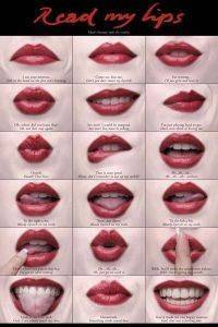 POSTER READ MY LIPS 61 X 91.5 CM