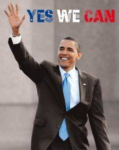 POSTER YES WE CAN 40.6 X 50.8 CM