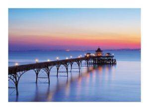  CLEVEDON PIER, BRISTOL CHANNEL 60  80 CM