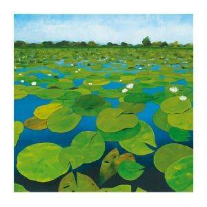  WATERLILIES 30  30 CM