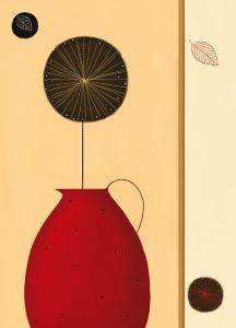  THE RED PITCHER 183 X 254 CM