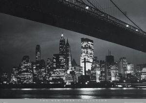 POSTER NEW YORK BRIDGE 61 X 91.5 CM
