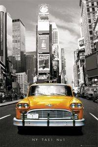 POSTER NEW YORK TAXI NO1 61 X 91.5 CM