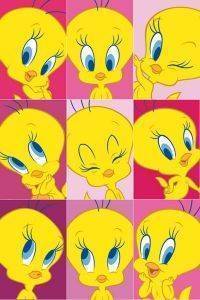 POSTER TWEETY FACES 61 X 91.5 CM
