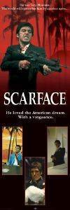 DOOR POSTER SCARFACE AMERICAN 53 X 158 CM