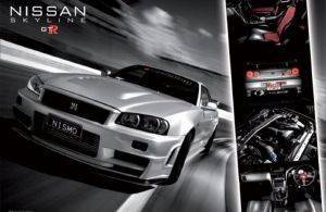 POSTER EASTON SKYLINE GTR     61 X 91.5 CM