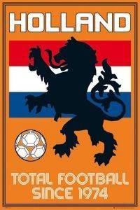 POSTER HOLLAND TOTAL FOOTBALL S.O.S 61 X 91.5 CM