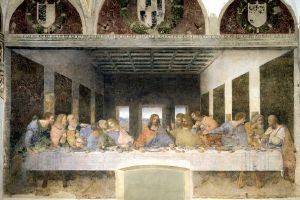 POSTER LEONARDO DAVINCI\'S LAST SUPPER 61 X 91.5 CM