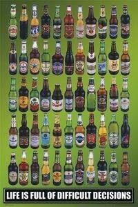 POSTER BEERS OF THE WORLD 2 61 X 91.5 CM