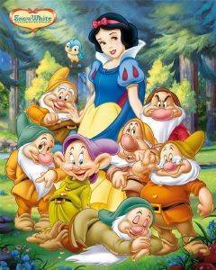 POSTER SNOW WHITE AND THE SEVEN DWARFS 40.6 X 50.8 CM