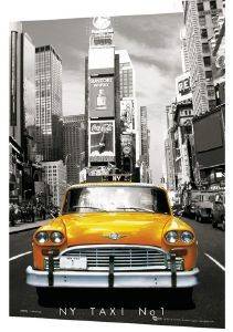 3D POSTER NEW YORK TAXI NO 1 47 X 67 CM