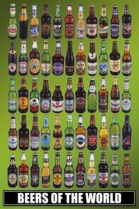 POSTER BEERS OF THE WORLD 61 X 91.5 CM