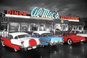 POSTER AL MAC\'S DINER 61 X 91.5 CM