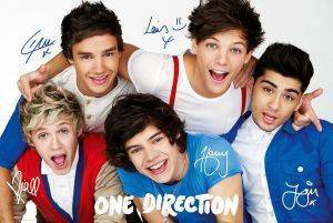 POSTER ONE-DIRECTION COLOURS 61 X 91.5 CM
