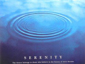 POSTER SERENITY 40.6 X 50.8 CM