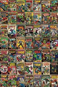 POSTER MARVEL-COMIC-COVERS 61 X 91.5 CM