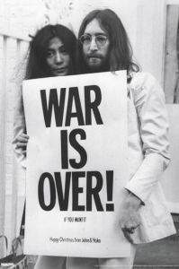 POSTER  WAR IS OVER  61 X 91.5 CM