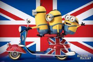 POSTER MINIONS BRITAIN 61 X 91.5 CM