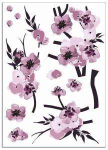   ART APPLIQUE FLEURS 50X70CM