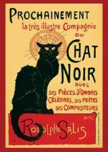 POSTER CHAT NOIR 61X91.5CM