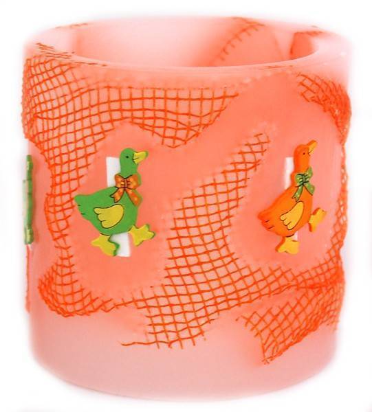 ΔΙΑΚΟΣΜΗΤΙΚΟ ΚΕΡΙ ΚΟΝΤΟ ΜΕ ΠΟΡΤΟΚΑΛΙ ΔΙΚΤΥ ΚΑΙ ΔΙΑΚΟΣΜΗΤΙΚΕΣ ΠΑΠΙΕΣ ΤΟ ΚΕΡΙΝΟ