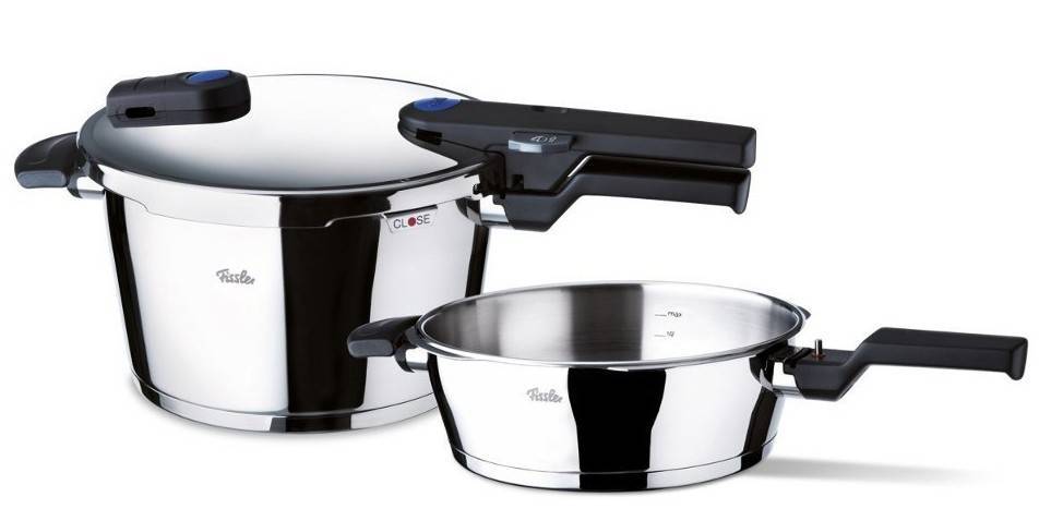 SET QUATTRO FISSLER VITAQUICK PREMIUM ΜΕ 1 ΚΑΠΑΚΙ (8LT+ 4LT) FISSLER