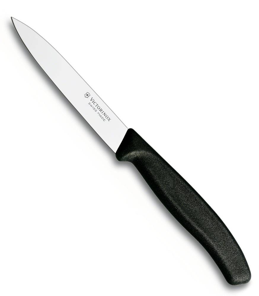 VICTORINOX ΜΑΧΑΙΡΙ ΞΕΦΛΟΥΔΙΣΜΑΤΟΣ VICTORINOX PARING KNIFE ΜΑΥΡΟ (10CM)