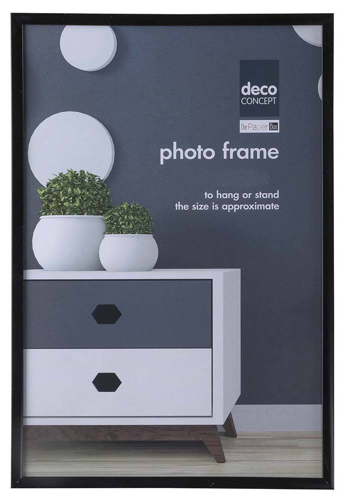 DECO CONCEPT ΚΟΡΝΙΖΑ ΠΛΑΣΤΙΚΗ 10Χ15CΜ ΜΑΥΡΗ DECO CONCEPT