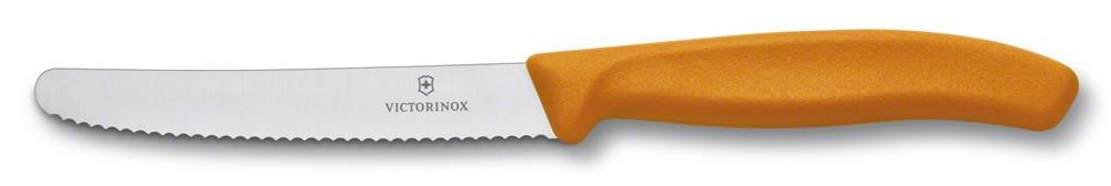 VICTORINOX VICTORINOX TOMATO AND SAUSAGE KNIFE ΠΟΡΤΟΚΑΛΙ 11CM
