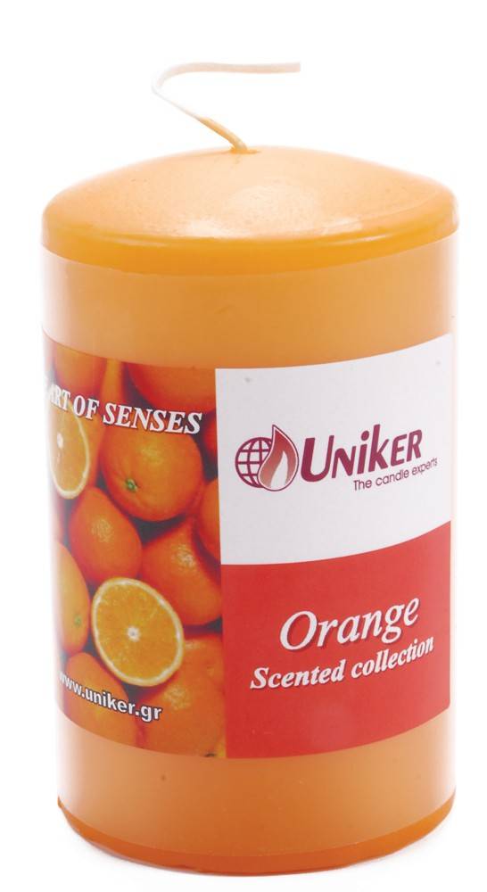 ΑΡΩΜΑΤΙΚO ΚΕΡΙ UNIKER SENSATION ΚΟΡΜΟΣ ΠΟΡΤΟΚΑΛΙ 6Χ10CM UNIKER