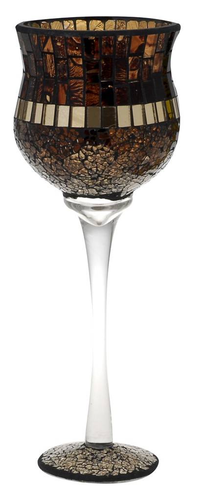 ΚΗΡΟΠΗΓΙΟ ΒΙΤΡΩ ΚΑΘΡΕΦΤΗΣ ΜΕ ΠΟΔΙ 34CM ΚΑΦΕ UNIKER