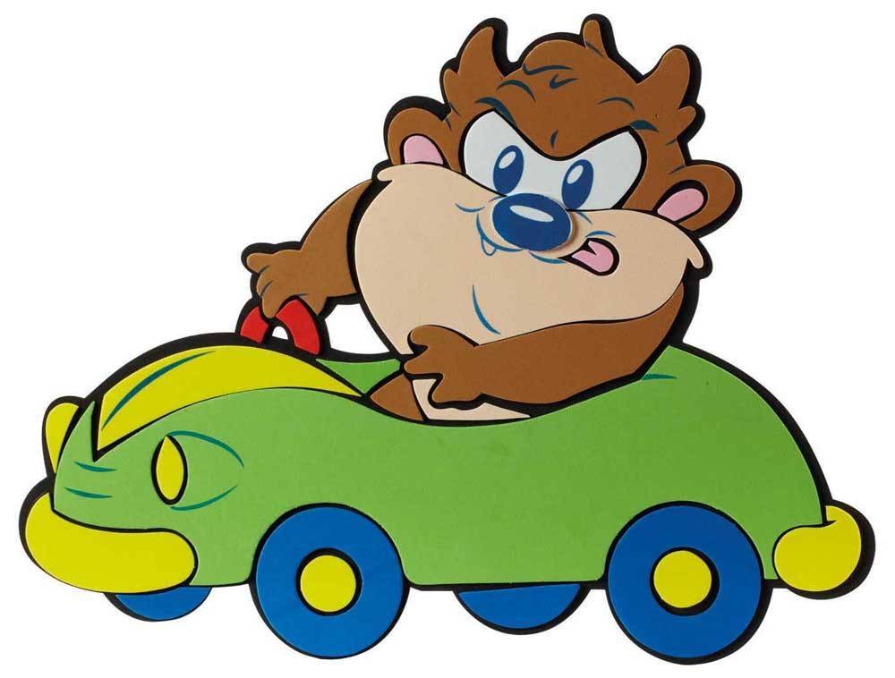 HOLLYTOON ΦΙΓΟΥΡΑ ΤΟΙΧΟΥ HOLLYTOON BABY TAZ CAR (LARGE) 50CM