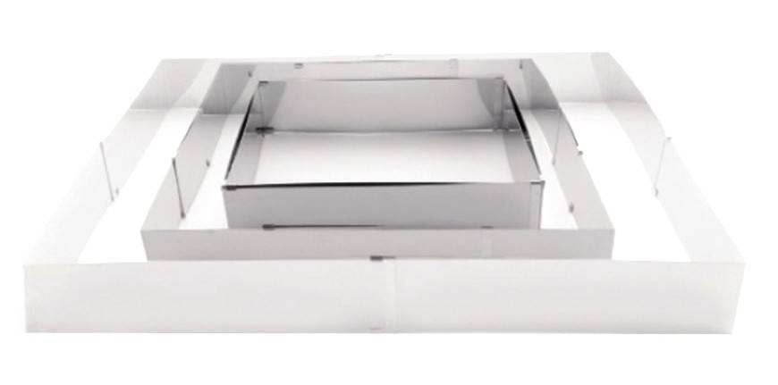 ΤΣΕΡΚΙ IBILI ΤΕΤΡΑΓΩΝΟ INOX 20-24CM 38-46CM IBILI