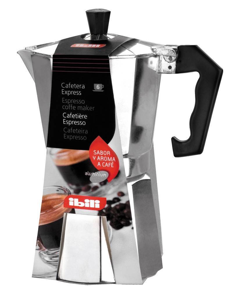 IBILI ΚΑΦΕΤΙΕΡΑ IBILI ΓΙΑ ESPRESSO ΑΣΗΜΙ 6 ΦΛΥΤΖΑΝΙΑ