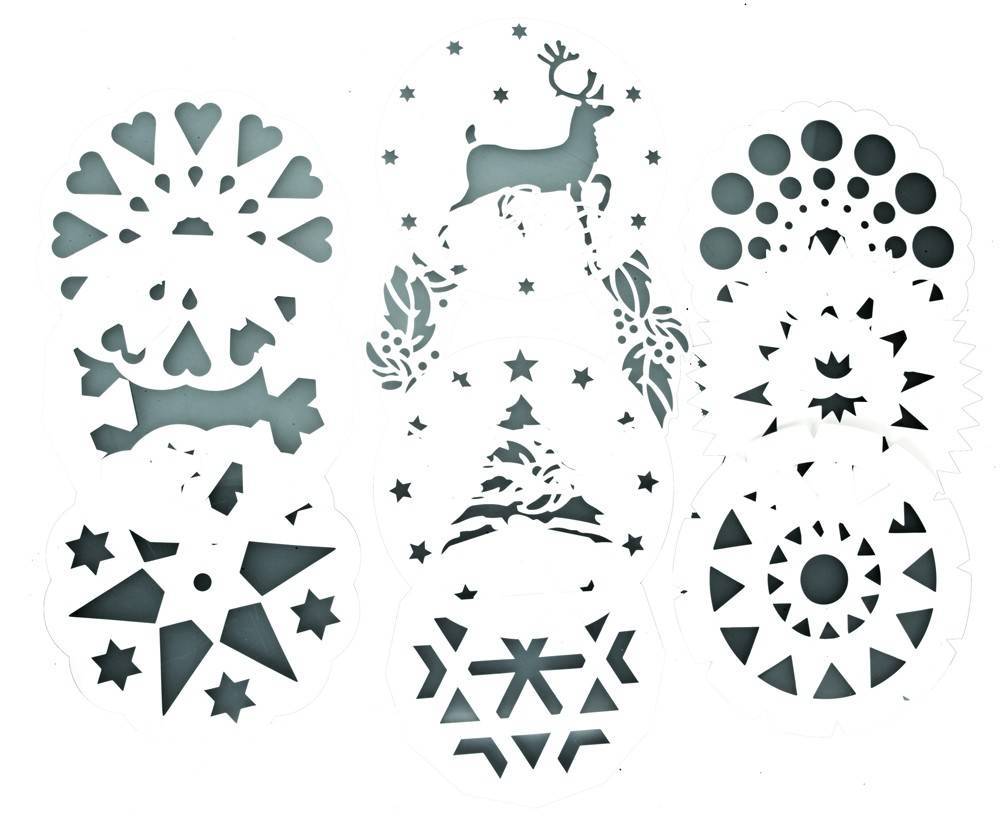 ΣΤΑΜΠΕΣ IBILI ΧΡΙΣΤΟΥΓΕΝΝΙΑΤΙΚΑ ΣΧΕΔΙΑ 10ΤΜΧ 21CM IBILI