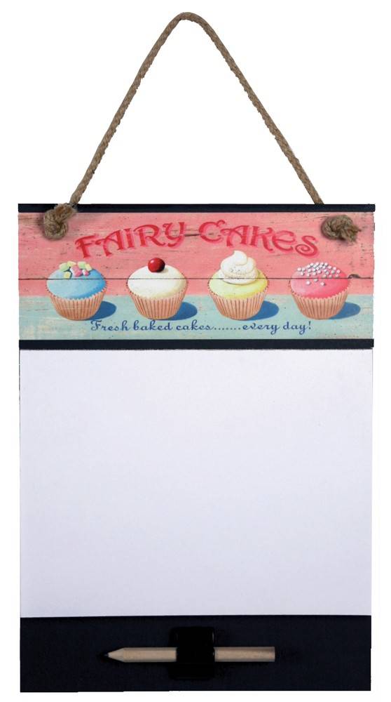 ΣΗΜΕΙΩΜΑΤΑΡΙΟ PADBLOCKS ΞΥΛΟ FAIRY CAKES 25Χ19CM