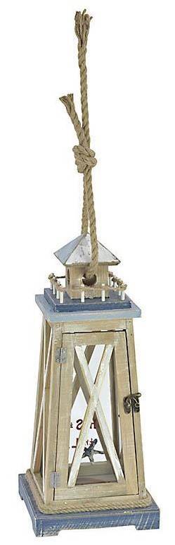 ΦΑΝΑΡΙ ΙΝART ΞΥΛΙΝΟ ΜΠΕΖ ΜΠΛΕ 21Χ21Χ46CM INART