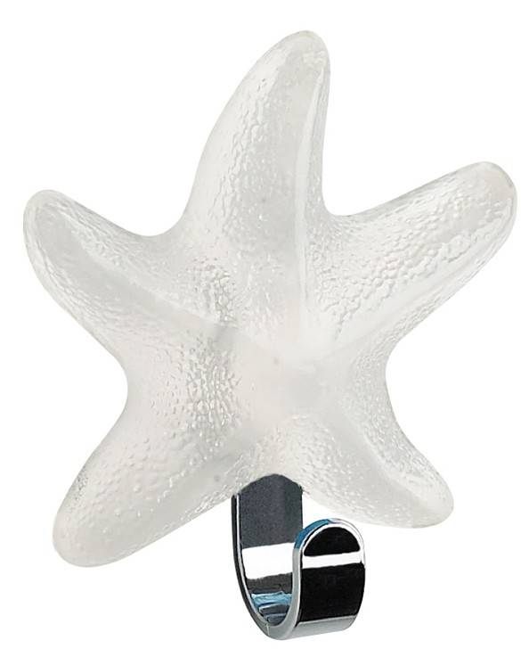 SPIRELLA ΚΡΕΜΑΣΤΡΑΚΙ SPIRELLA BATHDECO ΑΣΤΕΡΙΑΣ ΛΕΥΚΟ 7.5Χ8.5CM