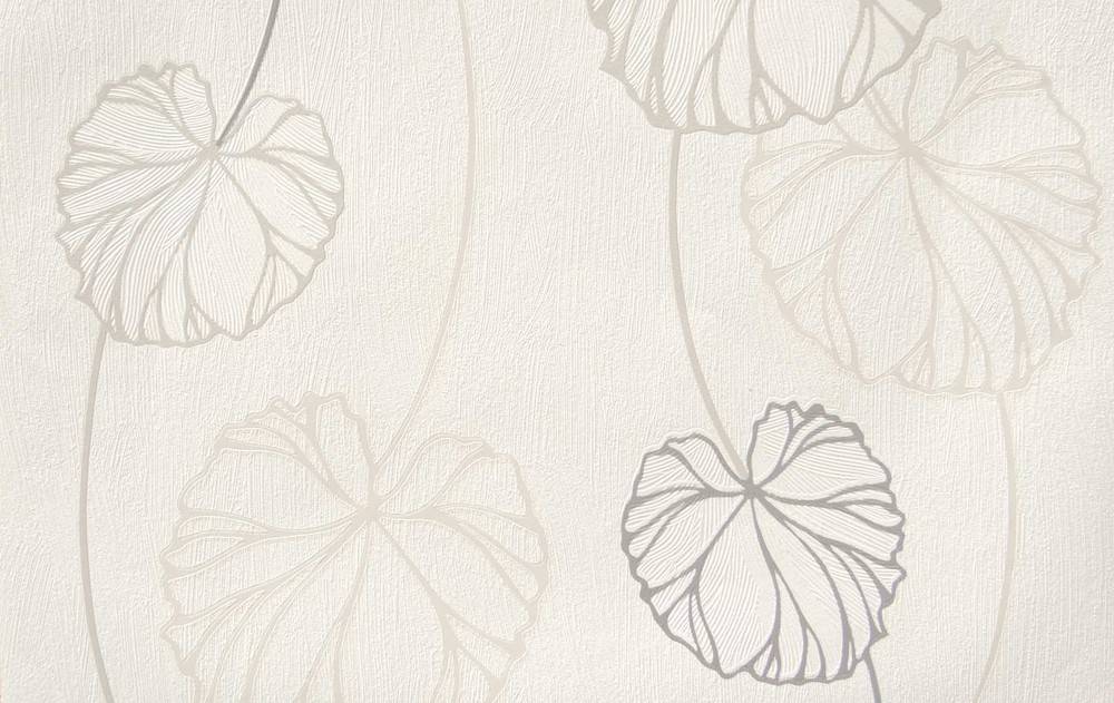 ΤΑΠΕΤΣΑΡΙΑ PETRANIS ΝΟ 413 ΜΠΕΖ ΓΚΡΙ ΦΥΛΛΑ ΣΕ ΕΚΡΟΥ ΦΟΝΤΟ ΑΝΑΓΛΥΦΗ 0.53X10.05CM