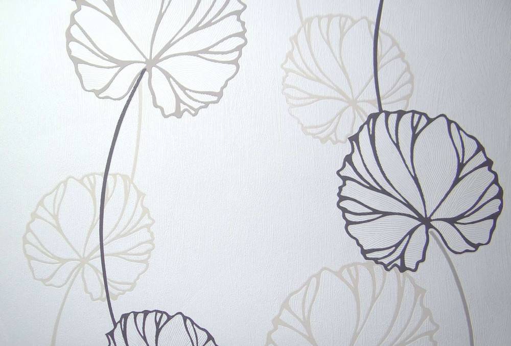 ΤΑΠΕΤΣΑΡΙΑ PETRANIS ΝΟ 413 ΜΠΕΖ ΜΑΥΡΑ ΦΥΛΛΑ ΣΕ ΛΕΥΚΟ ΦΟΝΤΟ ΑΝΑΓΛΥΦΗ 0.53X10.05CM