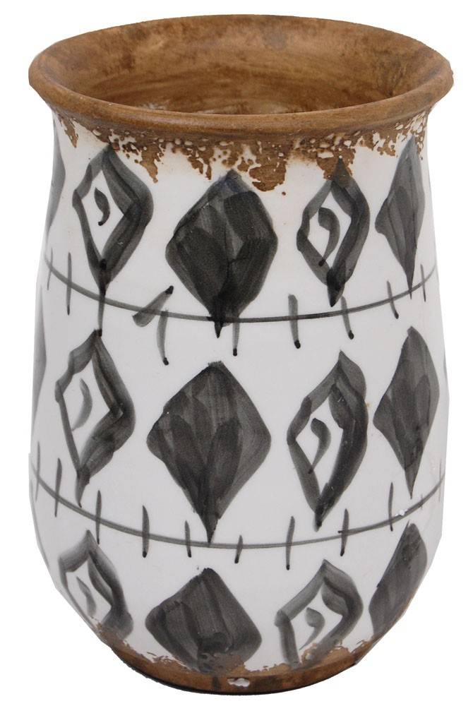 COLLEZIONE ΒΑΖΟ ΜΕ ΡΟΜΒΟΥΣ COLLEZIONE ΜΕΓΑΛΟ ΠΗΛΙΝΟ 27X17CM