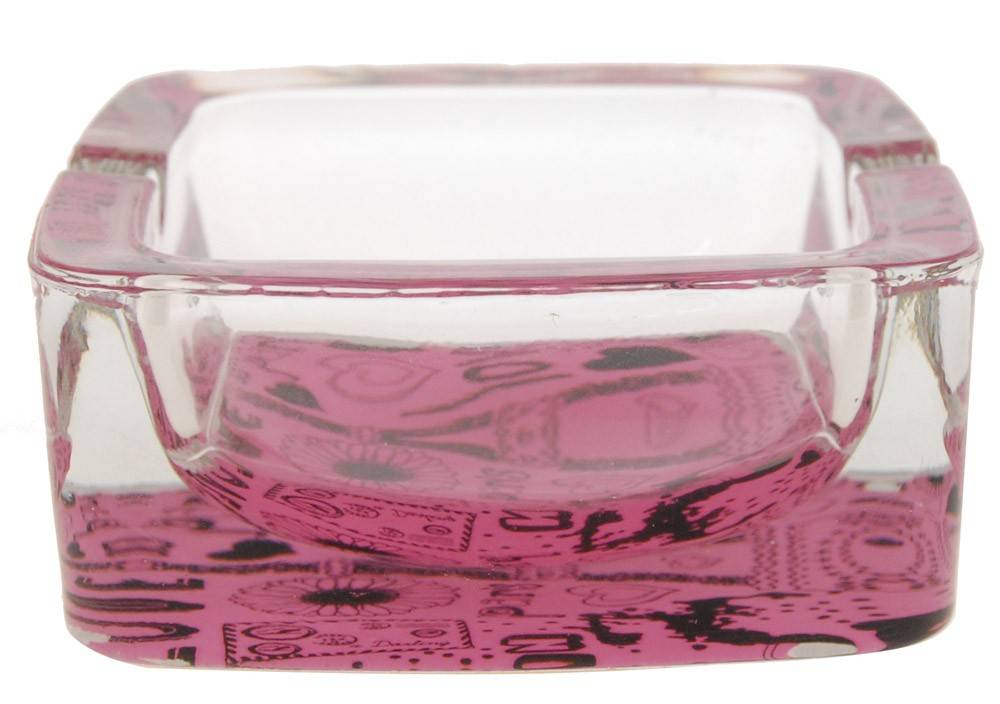 ΣΤΑΧΤΟΔΟΧΕΙΟ SPACECOW ΓΥΑΛΙ ΡΟΖ 9Χ9Χ4CM SPACECOW