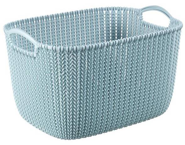 ΚΑΛΑΘΙ CURVER KNIT ΠΛΑΣΤΙΚΟ ΓΑΛΑΖΙΟ 18L 40X30X23CM CURVER